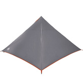 vidaXL Namiot rodzinny tipi, 7-os., szaro-pomarańczowy, wodoszczelny