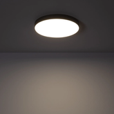 Plafon Łazienkowy LED 19W Okrągły Czarny 18cm Ściemnialny Abruzzo Uno
