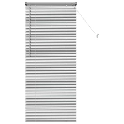 Żaluzje weneckie Srebrny 175 x 75 cm Aluminium