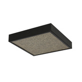 Luxan Lampa sufitowa czarny 28w led 4000k fornir golden