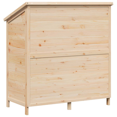 Shed ogrodowy naturalny 106 x 56 x 113,5 cm Drewno Świerkowe