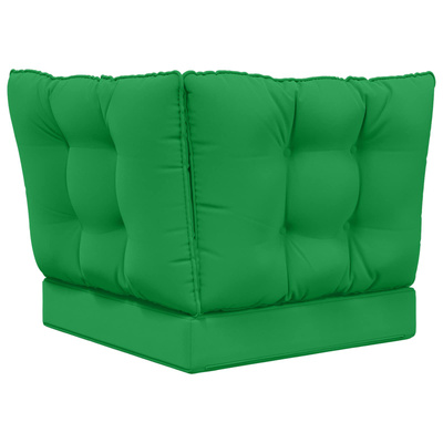 Poduszka do sofy na zewnątrz 3 pcs Zielony Poliester