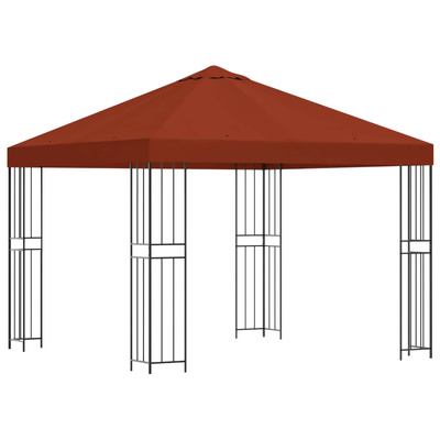 Altana 3 x 3 m terakota Poliester i Stal 190 gsm