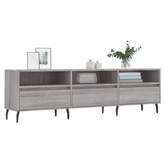 Szafka pod TV, szary dąb sonoma, 150x30x44,5 cm vidaXL