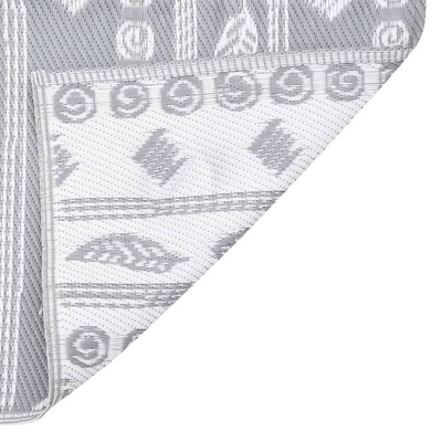 vidaXL Dywan zewnętrzny, szary, 190x290 cm, PP