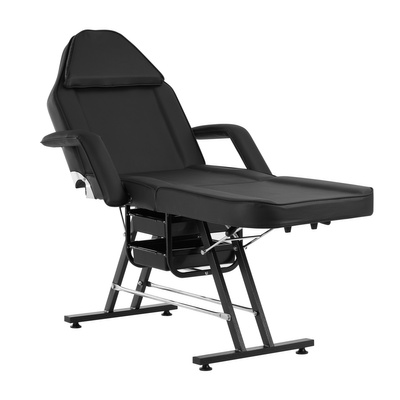 Fotel kosmetyczny Sillon z kuwetami czarny 147188