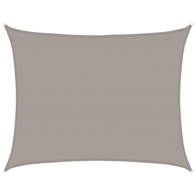 Żagiel przeciwsłoneczny, 160 g/m?, jasnoszary, 6x7 m, HDPE
