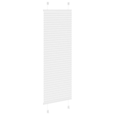 Roleta plisowana biała 50x150 cm Szerokość tkaniny 49,4cm