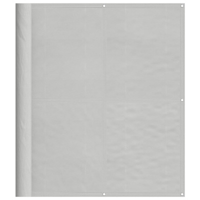 Parawan balkonowy, jasnoszary, 120x400cm, 100% poliester Oxford
