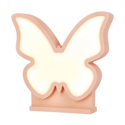 Butterfly lampa stołowa 14w led 3000k iq kids różowy