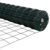 Ogrodzenie Euro 1,4 x 10 m Żelazo pokryte PVC zielony