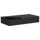 Skrzynia do przechowywania 2 pcs antracytowy 90 x 48 x 15 cm