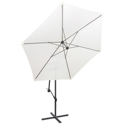 Parasol na wysięgniku 3 m, piaskowy