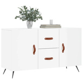 vidaXL Komoda, biała z połyskiem, 100x36x60 cm materiał drewnopochodny model standard