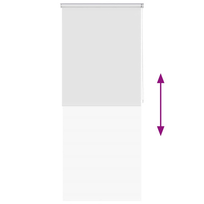 Roleta prysznicowa 120 x 240 cm, biała