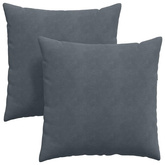 Poduszki na sofę 2 pcs Ciemnoszary 80 x 80 cm