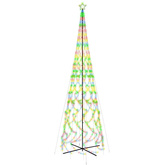 Choinka stożkowa, 3000 kolorowych diod LED, 230x800 cm
