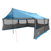 Namiot rodzinny niebieski 600 x 400 x 268 cm Poliester i Stal