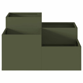 Doniczka ogrodowa oliwkowy 100 x 100 x 48 cm Stal