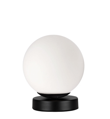 Calari lampa stołowa 1x40W E27 czarna z białym kloszem stylowa klasyczna oprawa nocna biurkowa do salonu sypialni gabinetu