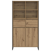 Bufet Dąb rzemieślniczy 81 x 36 x 150.5 cm Drewno inżynieryjne