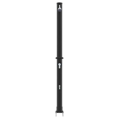 Prysznic słoneczny na świeżym powietrzu Czarny 217 cm