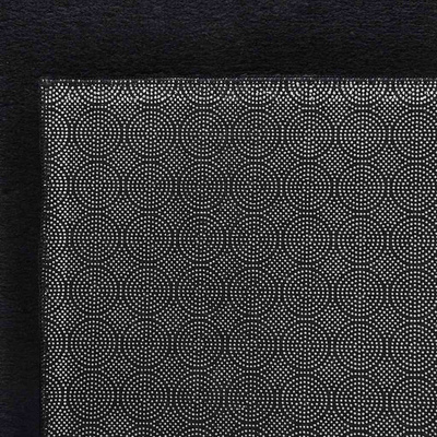 Dywan Shaggy Czarny 240x305 cm Poliester