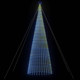 vidaXL Stożkowa choinka z lampek, 1544 niebieskich LED, 500 cm