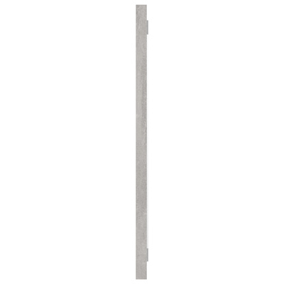 vidaXL Lustro łazienkowe, szarość betonu, 60x1,5x37 cm, płyta wiórowa