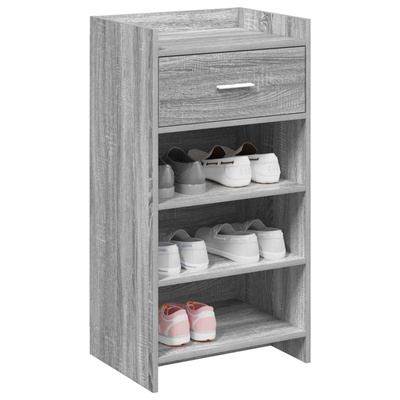 Szafka na buty Szary Sonoma 48 x 36 x 92 cm Drewno inżynieryjne