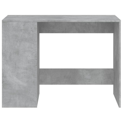 vidaXL Biurko, szarość betonu, 102x50x75 cm, materiał drewnopochodny