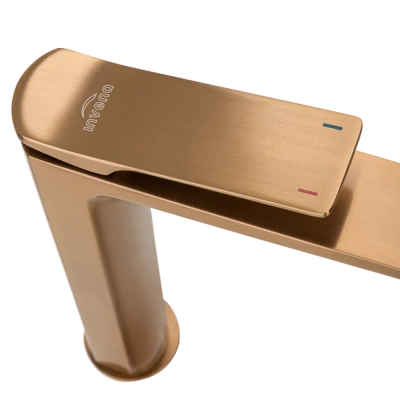 Bateria umywalkowa wysoka neri plus invena trend miedź