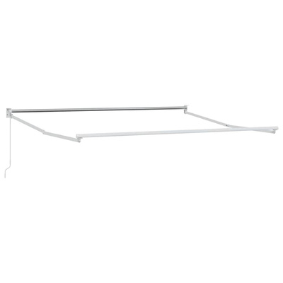 Markiza chowana Biały 300 x 250 cm Aluminium