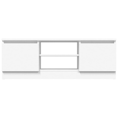 Szafka pod TV, z drzwiczkami, biała, 102x30x36 cm