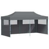 Namiot Imprezowy Antracyt 291 x 580 x 315 cm Materiał Oxford