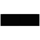 Szafka pod telewizor, czarna, 100x30x30 cm