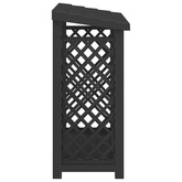 Stojak na drewno kominkowe 114 x 46 x 101 cm PP antracytowy