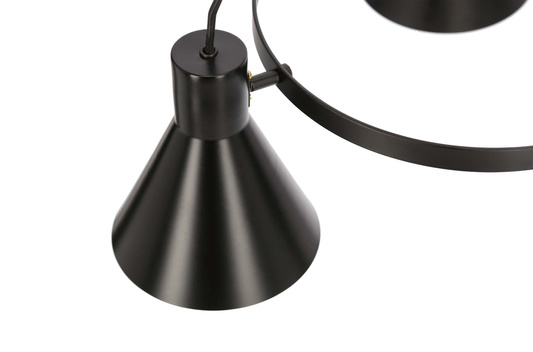 Lampa wisząca More czarno-złota metalowa 3xE27 do salonu i jadalni