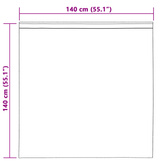 Zasłony zaciemniające 2 pcs Jasnoszary 140 x 140 cm Aksamit