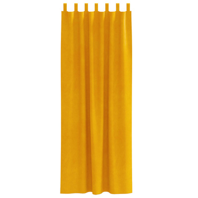 Zasłony zaciemniające 2 pcs Musztardowy Żółty 140 x 225 cm