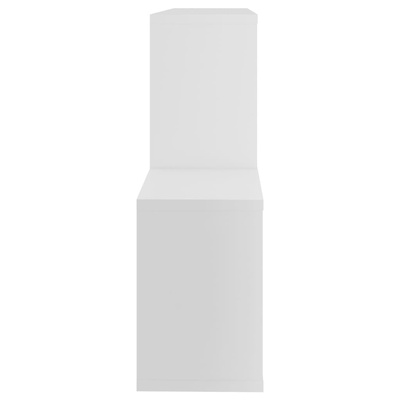 Półka ścienna, biała, 100x18x53 cm, materiał drewnopochodny