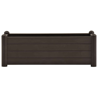 vidaXL Podwyższona donica, PP, mokka, 100x43x35 cm