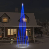 vidaXL Choinka do montażu na maszcie, 1134 niebieskich LED, 800 cm