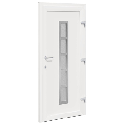 Drzwi Frontowe 88 x 200 cm PVC Biały