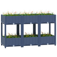 vidaXL Donica do podniesionej rabaty, 120x40x71 cm, polipropylen