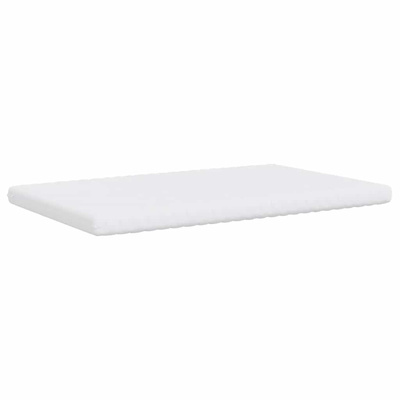 Materac piankowy, biały 140x220 cm, 7-strefowy, twardość 20 ILD