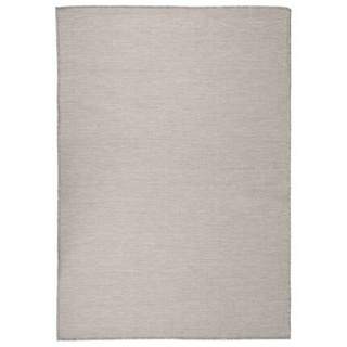 vidaXL Dywan zewnętrzny o płaskim splocie, 160x230 cm, taupe