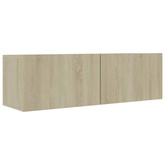 vidaXL Szafka pod TV, dąb sonoma 100x30x30 cm, materiał drewnopochodny
