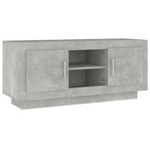 vidaXL Szafka pod TV, szarość betonu, 102x35x45 cm