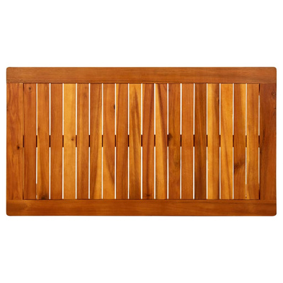 Ogrodowy stolik kawowy, 90x50x36 cm, lite drewno akacjowe